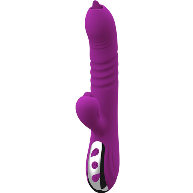 ARMONY - VIBRATEUR MULTIFONCTION FAIRY DOUBLE LANGUE EFFET CHALEUR VIOLET by ARMONY VIBRATORS