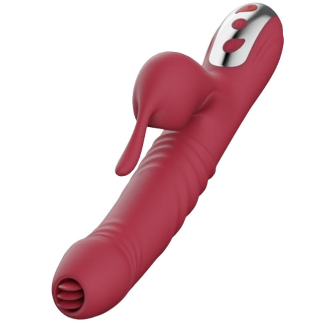 ARMONY - VIBRATEUR ET SUÇON SUCK AVEC LANGUE STIMULANTE BOURGOGNE by ARMONY VIBRATORS