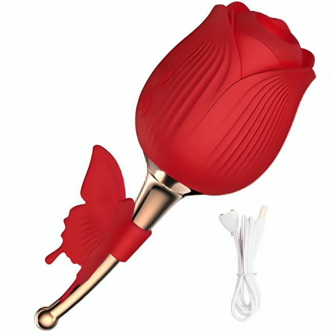 ARMONY - PAPILLON FLEUR SUCTION ROUGE by ARMONY STIMULATORS