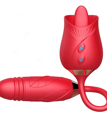 ARMONY - VIBRATEUR DE FLEUR DELIGHT & THUSTING AVEC LANGUE ROUGE by ARMONY STIMULATORS