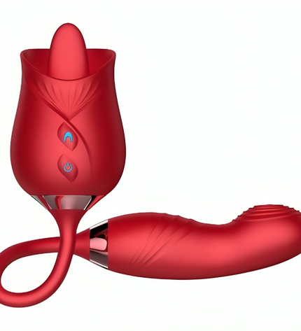 ARMONY - VIBRATEUR DE FLEUR DELIGHT & BUMPING AVEC LANGUE ROUGE by ARMONY STIMULATORS