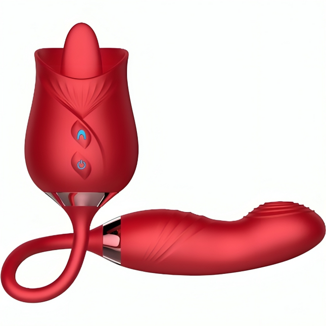 ARMONY - VIBRATEUR DE FLEUR DELIGHT & BUMPING AVEC LANGUE ROUGE by ARMONY STIMULATORS