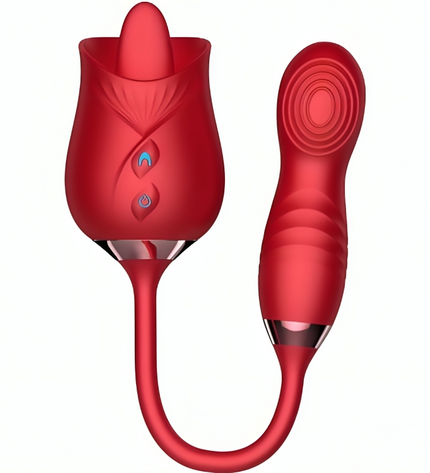 ARMONY - VIBRATEUR DE FLEUR DELIGHT & BUMPING AVEC LANGUE ROUGE by ARMONY STIMULATORS