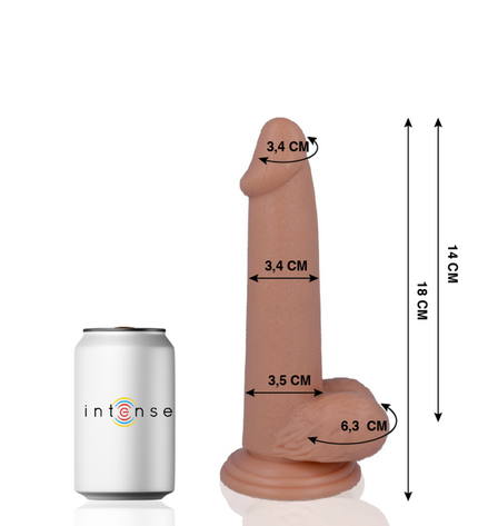 MR INTENSE - 10 PÉNIS RÉALISTE 18 CM -O- 3.4 CM - Concombre Boutique