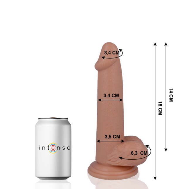 MR INTENSE - 10 PÉNIS RÉALISTE 18 CM -O- 3.4 CM - Concombre Boutique