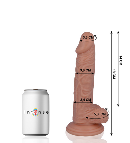 MR INTENSE - 11 PÉNIS RÉALISTE 18 CM -O- 3.8 CM - Concombre Boutique