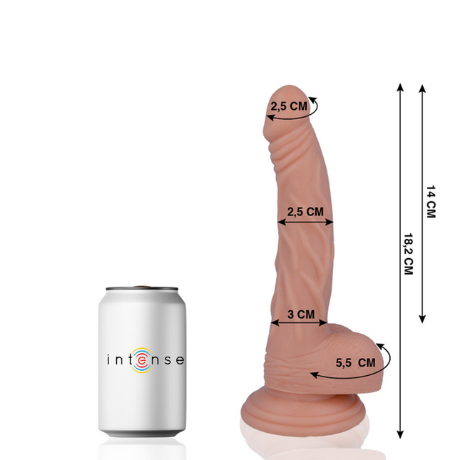 MR INTENSE - 12 PÉNIS RÉALISTE 18.2 CM -O- 2.5 CM - Concombre Boutique