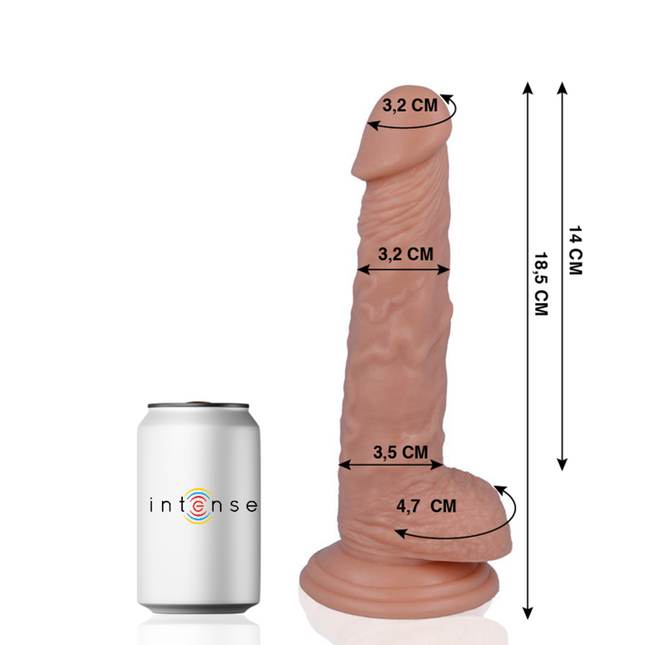MR INTENSE - 13 PÉNIS RÉALISTE 18.5 CM -O- 3.2 CM - Concombre Boutique