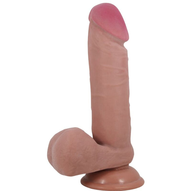 PRETTY LOVE - SÉRIE SLIDING SKIN GODE RÉALISTE AVEC VENTOUSE SLIDING SKIN MARRON 20,5 CM by PRETTY LOVE HIGH GRADE