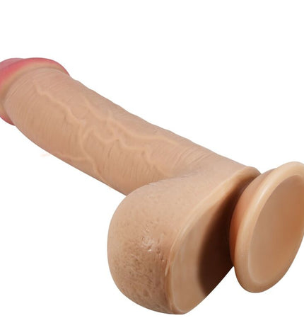 PRETTY LOVE - SÉRIE SLIDING SKIN GODE RÉALISTE AVEC VENTOUSE SLIDING SKIN FLESH 23,4 CM by PRETTY LOVE HIGH GRADE