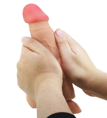 PRETTY LOVE - SÉRIE SLIDING SKIN GODE RÉALISTE AVEC VENTOUSE SLIDING SKIN TÉLÉCOMMANDE FLESH 21,8 CM by PRETTY LOVE HIGH GRADE