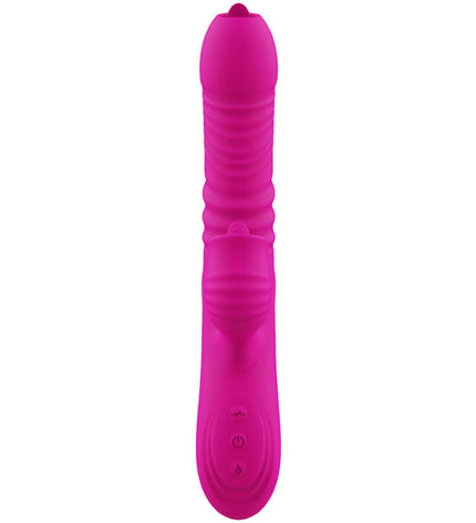 ARMONY - VIBRATEUR MULTIFONCTION DOUBLE LANGUE FANNY EFFET CHALEUR FUCHSIA by ARMONY VIBRATORS