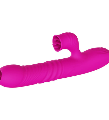 ARMONY - VIBRATEUR MULTIFONCTION DOUBLE LANGUE FANNY EFFET CHALEUR FUCHSIA by ARMONY VIBRATORS