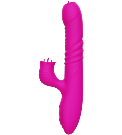 ARMONY - VIBRATEUR MULTIFONCTION DOUBLE LANGUE FANNY EFFET CHALEUR FUCHSIA by ARMONY VIBRATORS
