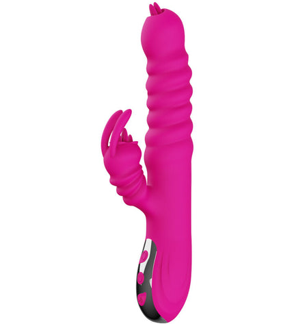 ARMONY - VIBRATEUR MULTIFONCTION RABBIT DOUBLE LANGUE EFFET CHALEUR FUCHSIA by ARMONY VIBRATORS