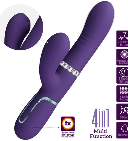 PRETTY LOVE - VIBRATEUR MULTIFONCTION G-SPOT VIOLET by PRETTY LOVE FLIRTATION