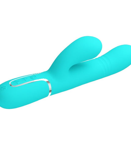 PRETTY LOVE - VIBRATEUR MULTIFONCTION G-SPOT VERT AQUA by PRETTY LOVE PARTY UP