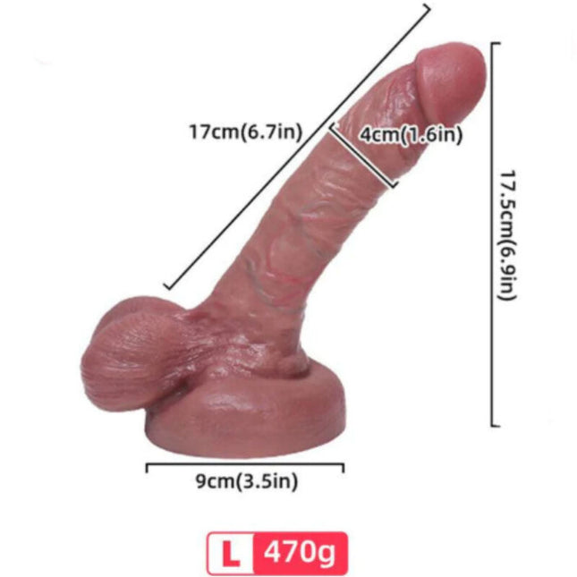 ARMONY - GODE RÉALISTE EN SILICONE LIQUIDE 17 CM by ARMONY DILDOS