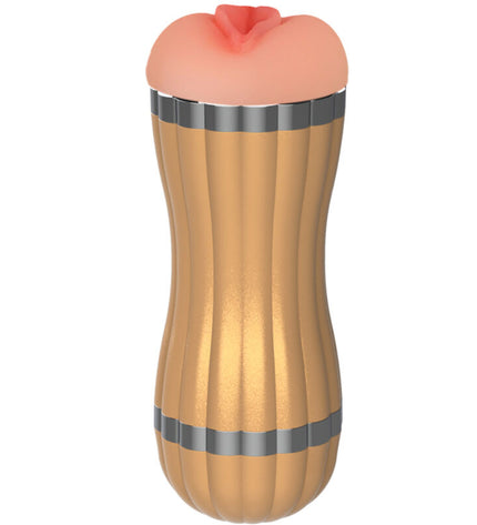 ARMONY - BEVIS DOUBLE MASTURBATEUR VAGIN ET BOUCHE SANS VIBRATION OR by ARMONY FOR HIM