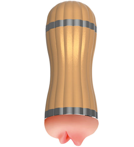 ARMONY - BEVIS DOUBLE MASTURBATEUR VAGIN ET BOUCHE SANS VIBRATION OR by ARMONY FOR HIM