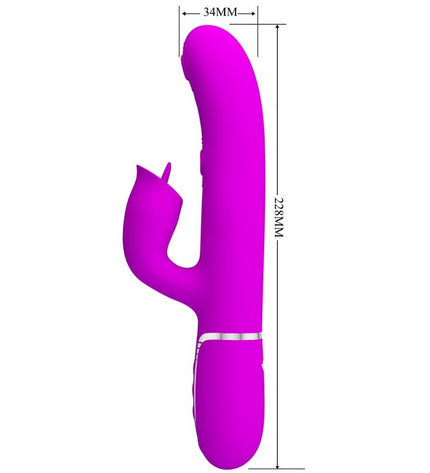 PRETTY LOVE - VIBRATEUR LAPIN À LÉCHER FUCHSIA by PRETTY LOVE FLIRTATION