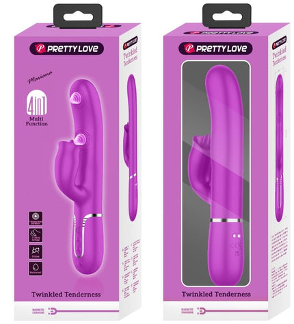PRETTY LOVE - VIBRATEUR LAPIN À LÉCHER FUCHSIA by PRETTY LOVE FLIRTATION