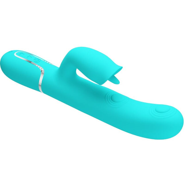 PRETTY LOVE - VIBRATEUR LAPIN À LÉCHER VERT AQUA by PRETTY LOVE FLIRTATION