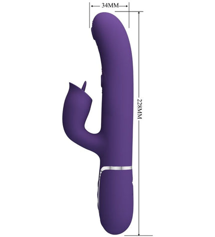 PRETTY LOVE - VIBRATEUR LAPIN À LÉCHER VIOLET by PRETTY LOVE PARTY UP