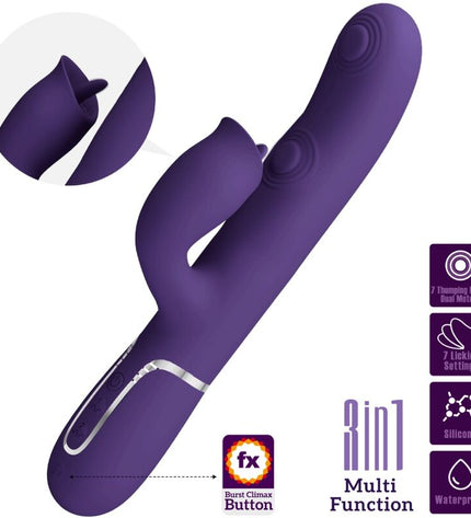 PRETTY LOVE - VIBRATEUR LAPIN À LÉCHER VIOLET by PRETTY LOVE PARTY UP