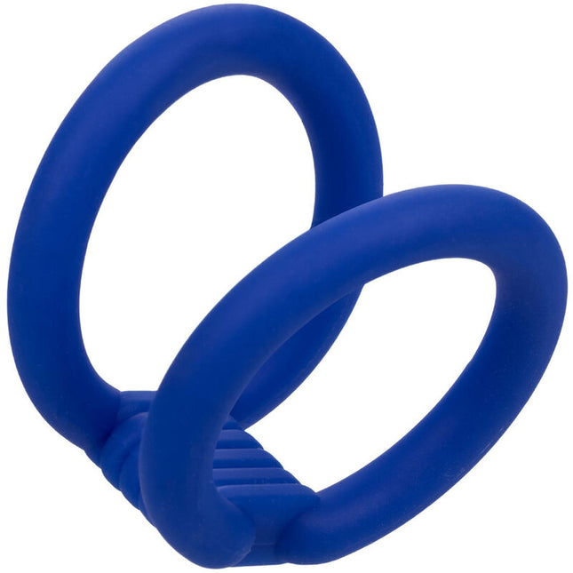 CALEXOTICS - ADMIRAL CAGE DOUBLE COCK BLEU by CALEXOTICS