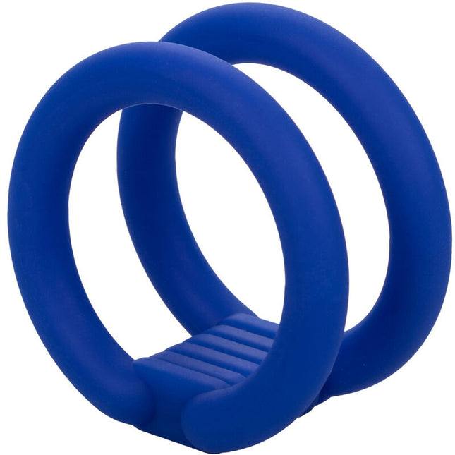 CALEXOTICS - ADMIRAL CAGE DOUBLE COCK BLEU by CALEXOTICS