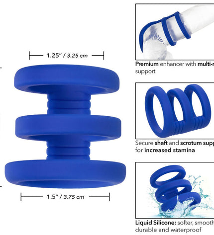 CALEXOTICS - ADMIRAL CAGE BIEN TRIPLE BLEU by CALEXOTICS