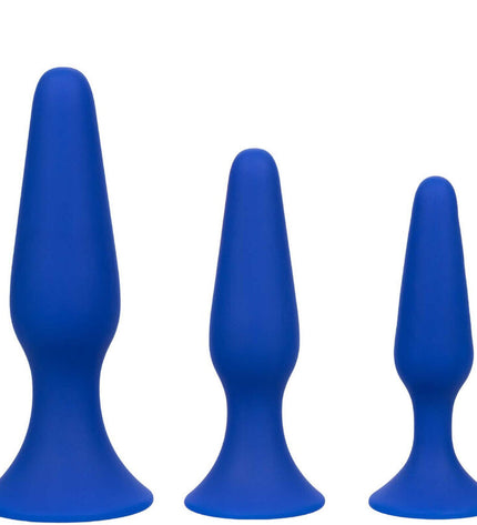 CALEXOTICS - ADMIRAL KIT 3 PLUG ANAL BLEU by CALEXOTICS