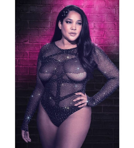 CALEXOTICS - RADIANCE BODY MANCHES LONGUES RHIN GRANDE TAILLE by CALEXOTICS