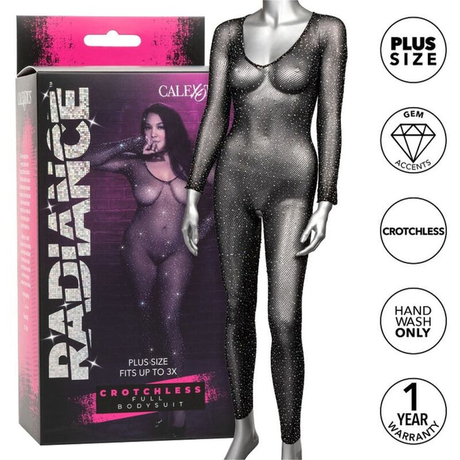 CALEXOTICS - RADIANCE BODY COMPLET SANS CROCHET RHINE GRANDE TAILLE by CALEXOTICS