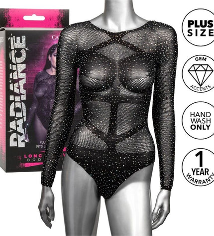 CALEXOTICS - RADIANCE BODY MANCHES LONGUES RHIN GRANDE TAILLE by CALEXOTICS