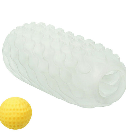 CALEXOTICS - BOUNDLESS SQUISHY RÉVERSIBLE BALL STROKE GRIS by CALEXOTICS