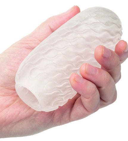 CALEXOTICS - BOUNDLESS SQUISHY RÉVERSIBLE BALL STROKE GRIS by CALEXOTICS