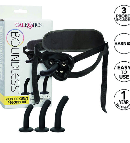 CALEXOTICS - BOUNDLESS KIT DE CHEVILLEMENT DE COURBE EN SILICONE by CALEXOTICS