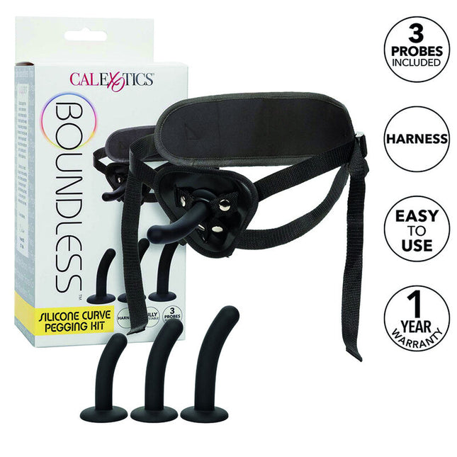 CALEXOTICS - BOUNDLESS KIT DE CHEVILLEMENT DE COURBE EN SILICONE by CALEXOTICS