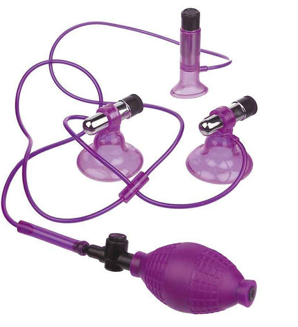 FETISH FANTASY SERIES - VIBRATEUR À TRIPLE ASPIRATION