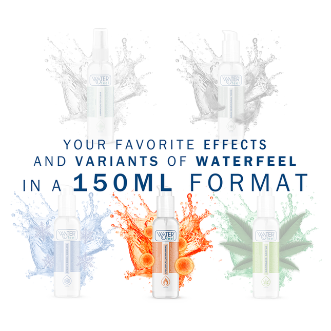 WATERFEEL - LUBRIFIANT EFFET CHALEUR 150 ML - Concombre Boutique