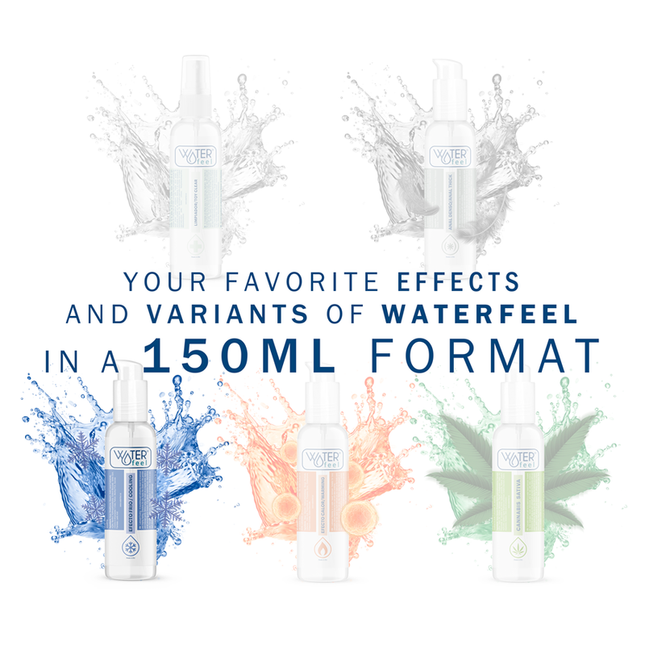 WATERFEEL - LUBRIFIANT EFFET FROID 150 ML - Concombre Boutique