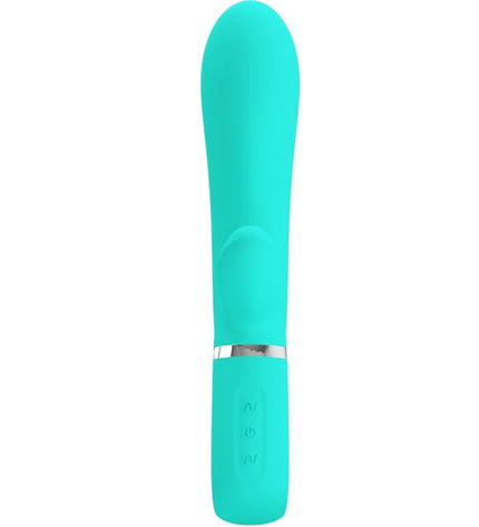 PRETTY LOVE - VIBRATEUR MULTIFONCTION G-SPOT THOMAS VERT AQUA by PRETTY LOVE FLIRTATION