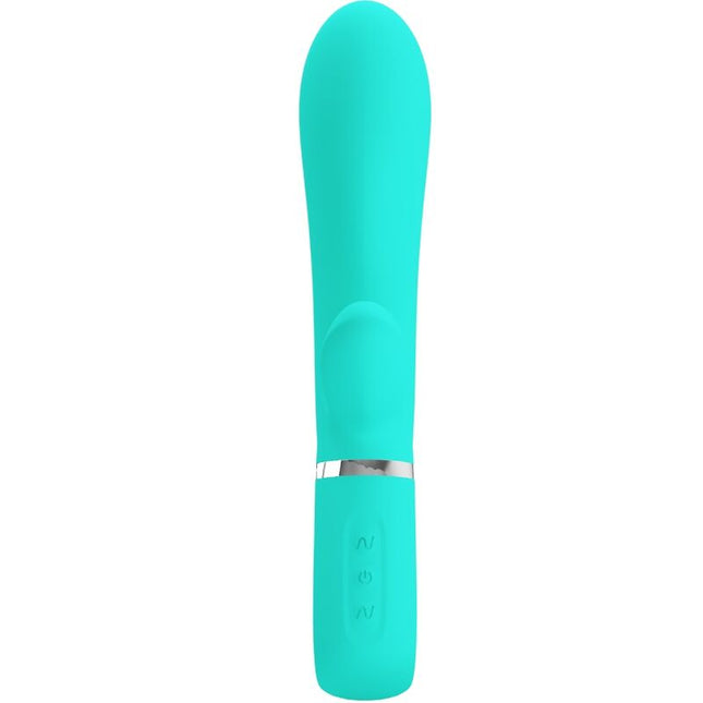 PRETTY LOVE - VIBRATEUR MULTIFONCTION G-SPOT THOMAS VERT AQUA by PRETTY LOVE FLIRTATION