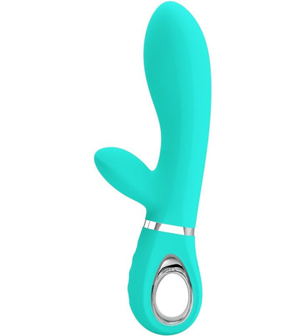 PRETTY LOVE - VIBRATEUR MULTIFONCTION G-SPOT THOMAS VERT AQUA by PRETTY LOVE FLIRTATION
