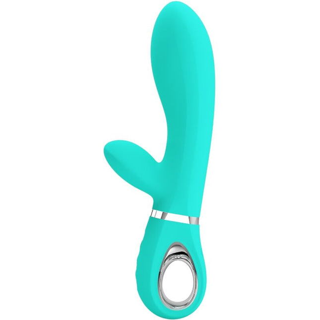 PRETTY LOVE - VIBRATEUR MULTIFONCTION G-SPOT THOMAS VERT AQUA by PRETTY LOVE FLIRTATION