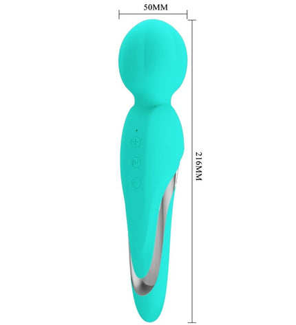PRETTY LOVE - WALTER VIBRATEUR WAND AQUA VERT by PRETTY LOVE FLIRTATION