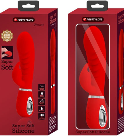 PRETTY LOVE - VIBRATEUR MULTIFONCTION G-SPOT PRESCOTT ROUGE by PRETTY LOVE FLIRTATION