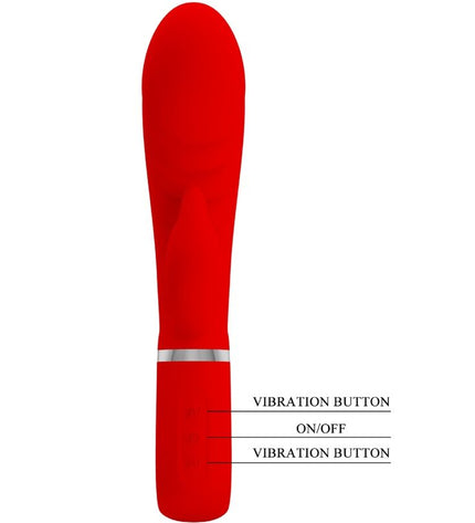 PRETTY LOVE - VIBRATEUR MULTIFONCTION G-SPOT PRESCOTT ROUGE by PRETTY LOVE FLIRTATION
